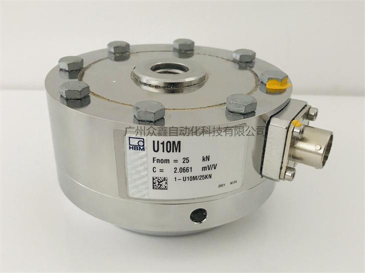 德國HBM 1-U10M/500KN力傳感器實拍圖1
