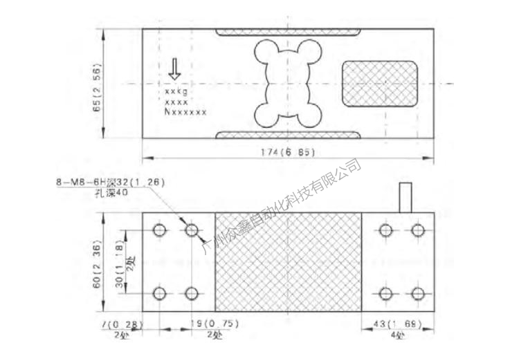 L6G-C3-500kg-3G6稱重傳感器產(chǎn)品尺寸